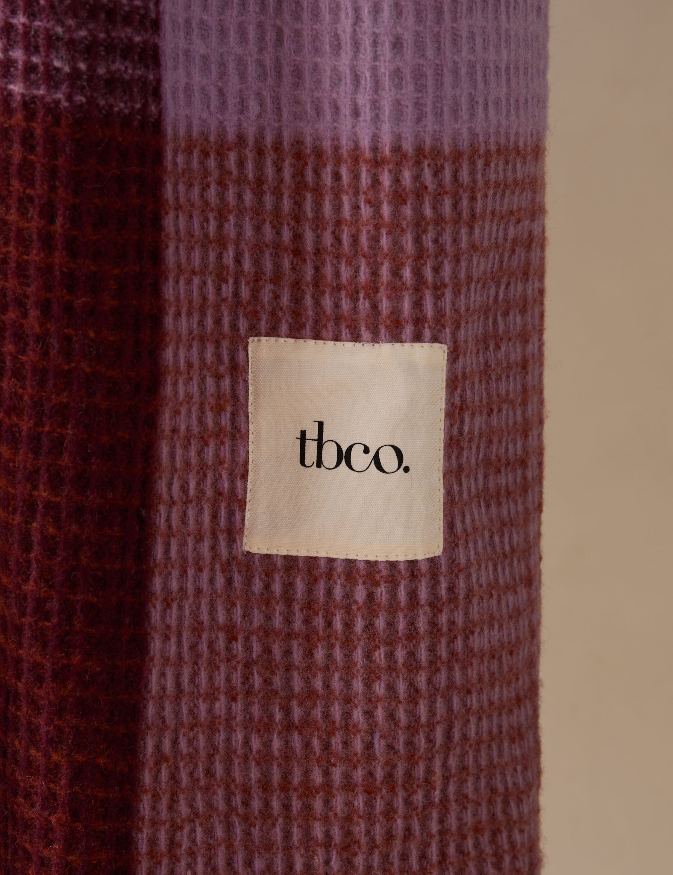 Bello Recycled Wool Throw | Soft, Durable Twill Weave