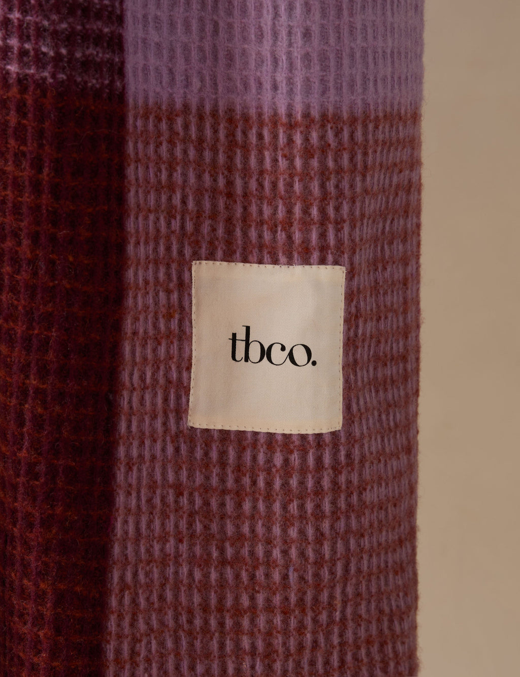 Bello Recycled Wool Throw | Soft, Durable Twill Weave Blanket