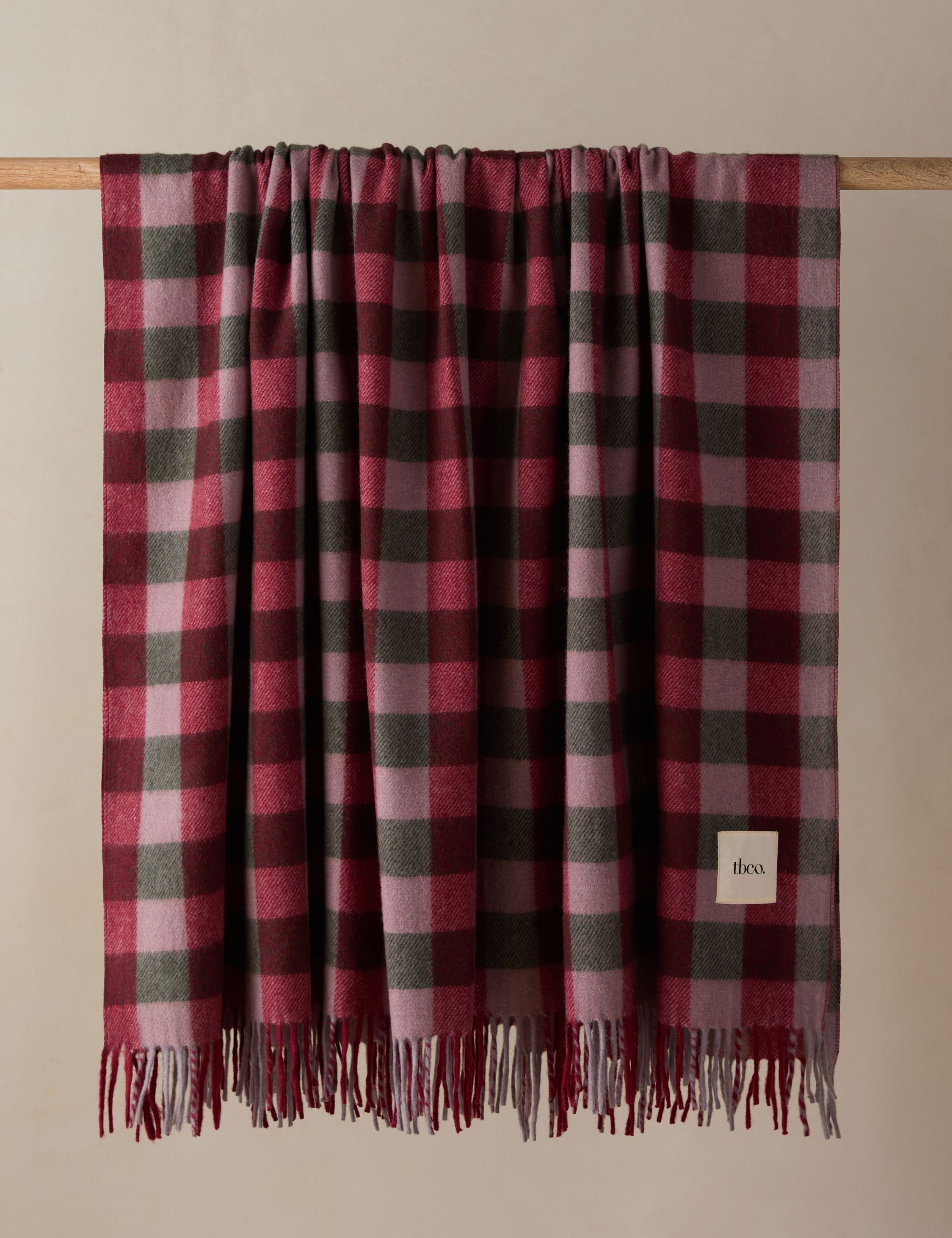 Bello Recycled Wool Throw | Soft, Durable Twill Weave Blanket