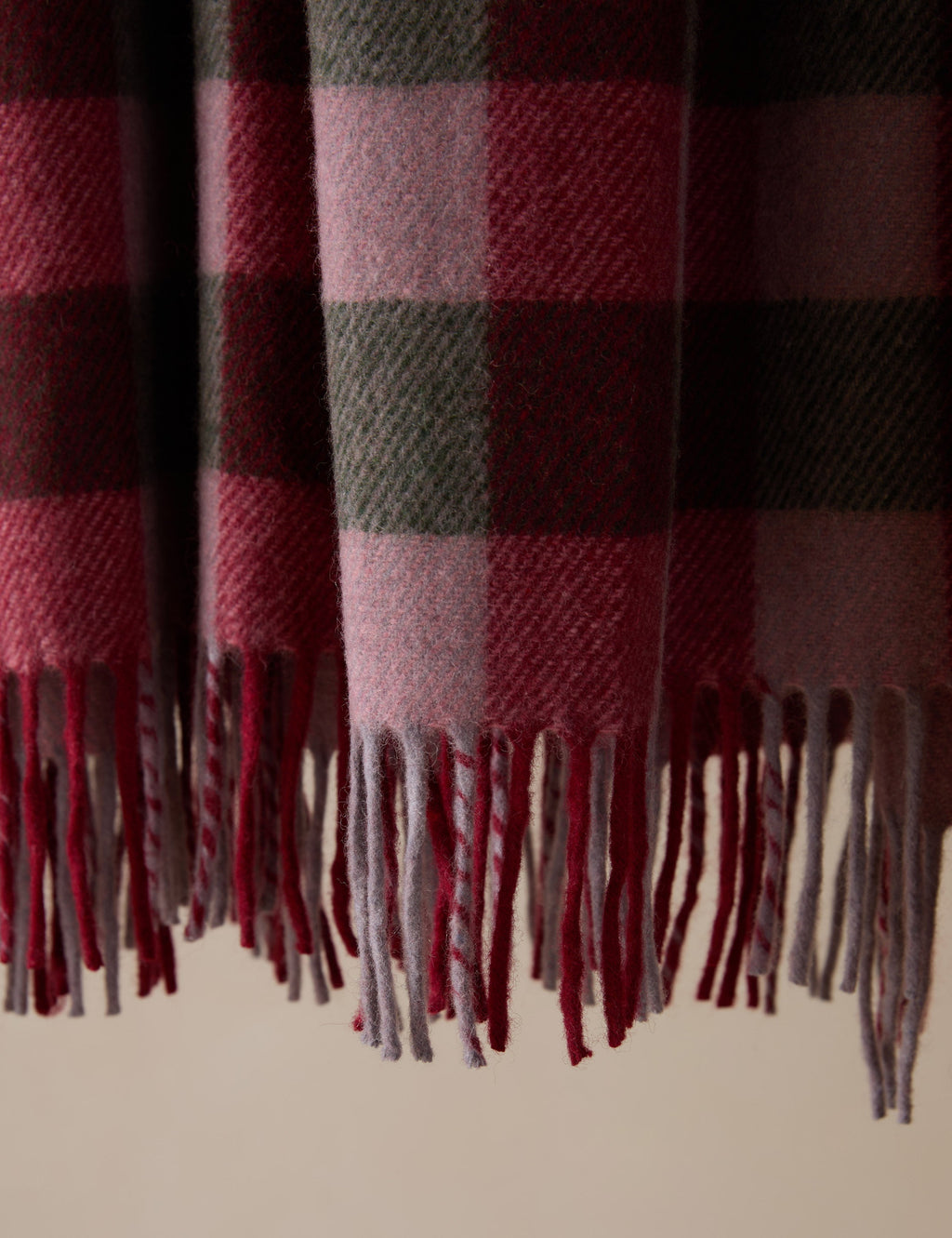 Bello Recycled Wool Throw | Soft, Durable Twill Weave