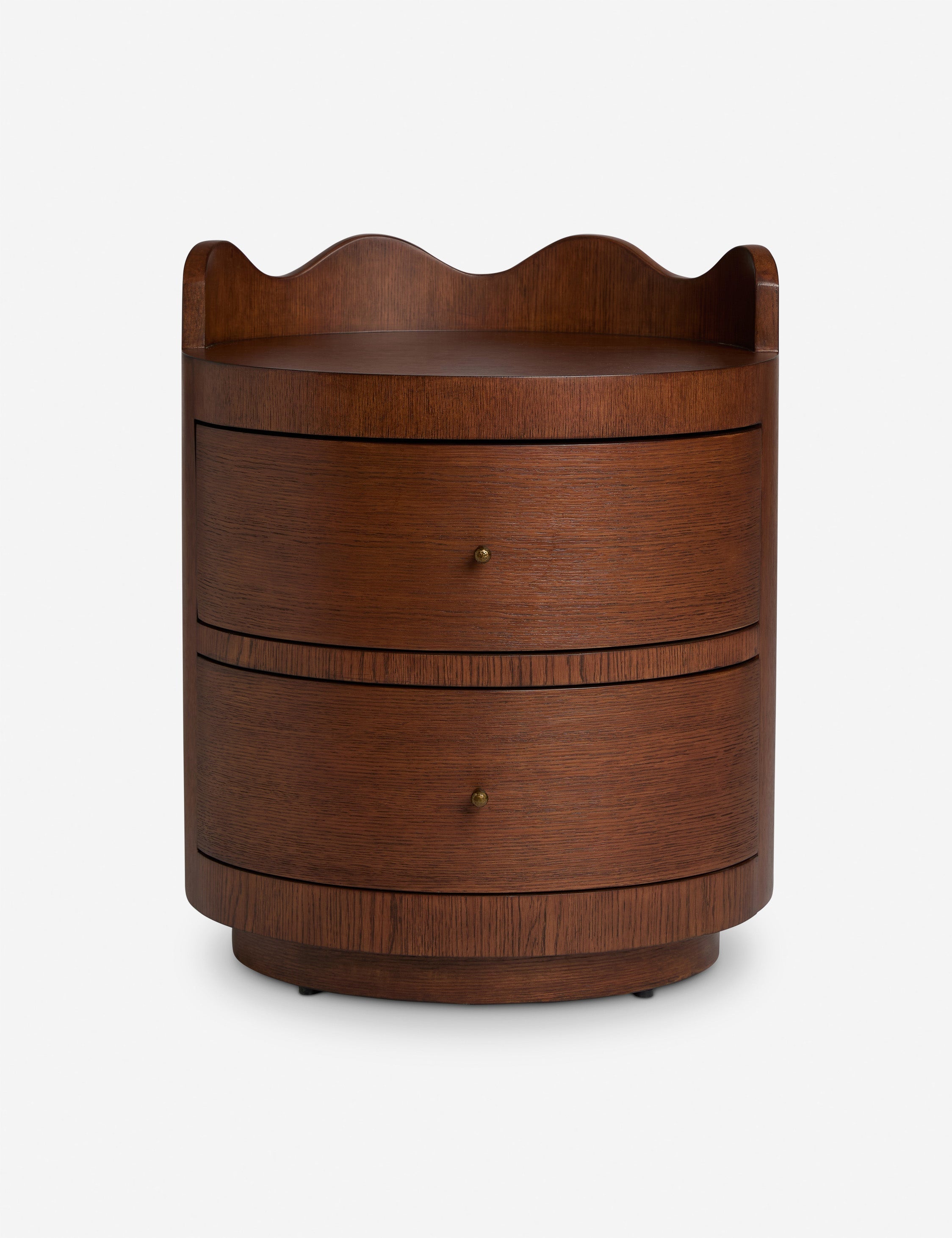 Bello Nightstand | Curved Drawer Fronts, Timeless Woodwork