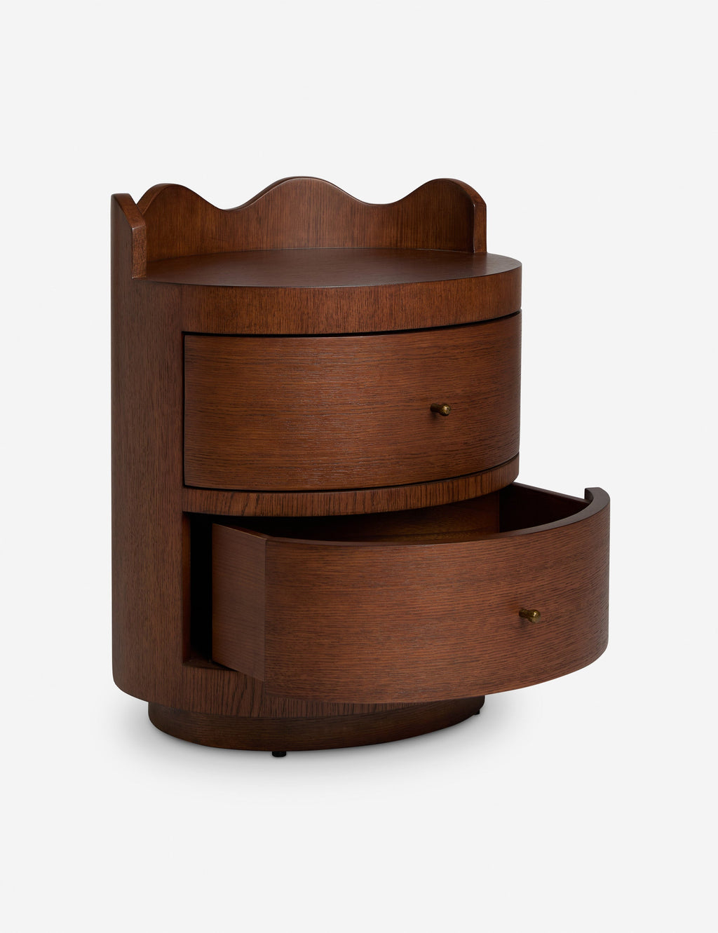 Bello Nightstand | Curved Drawer Fronts, Timeless Woodwork