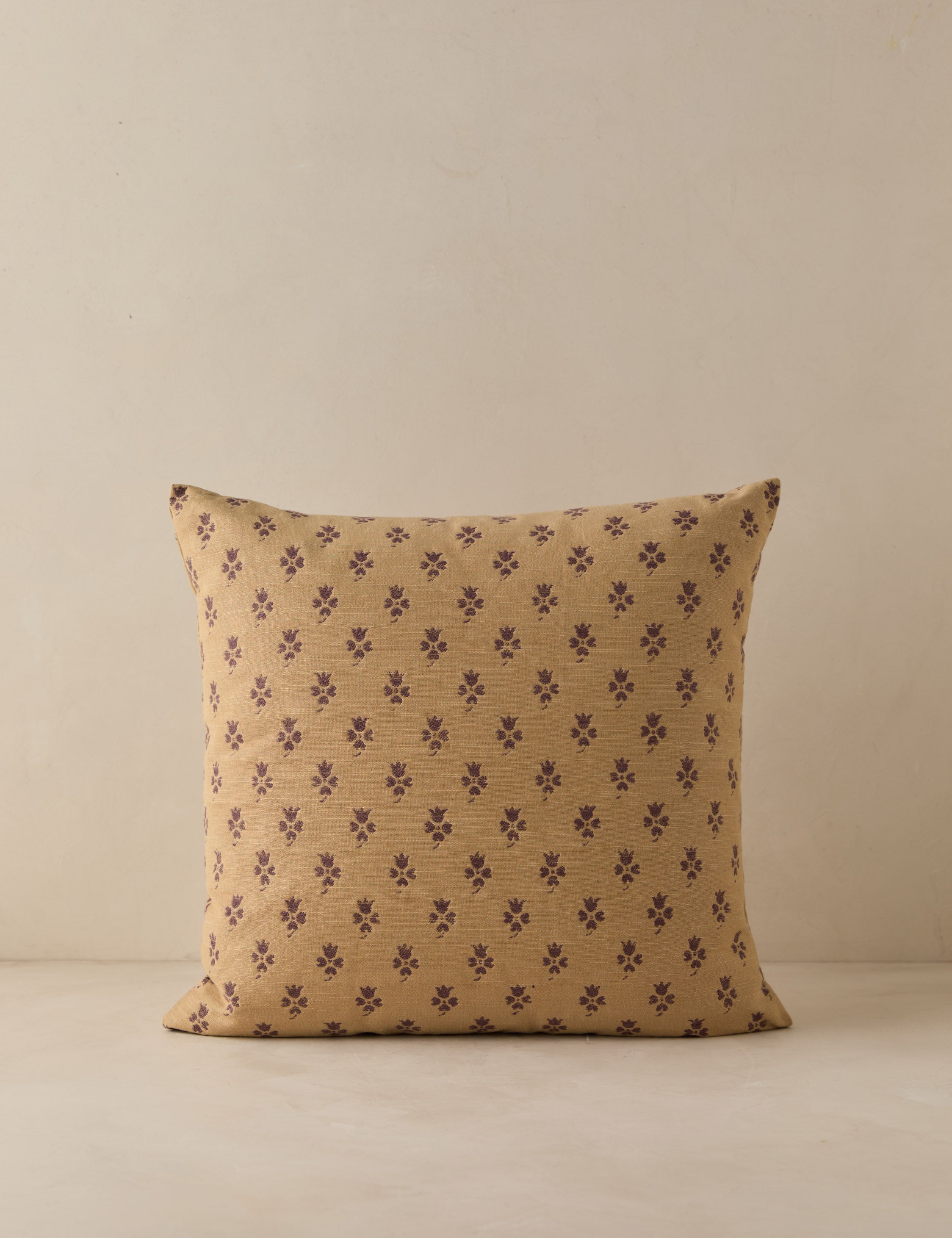 Riva Jacquard Pillow | Delicate Floral Design, Textural Detail