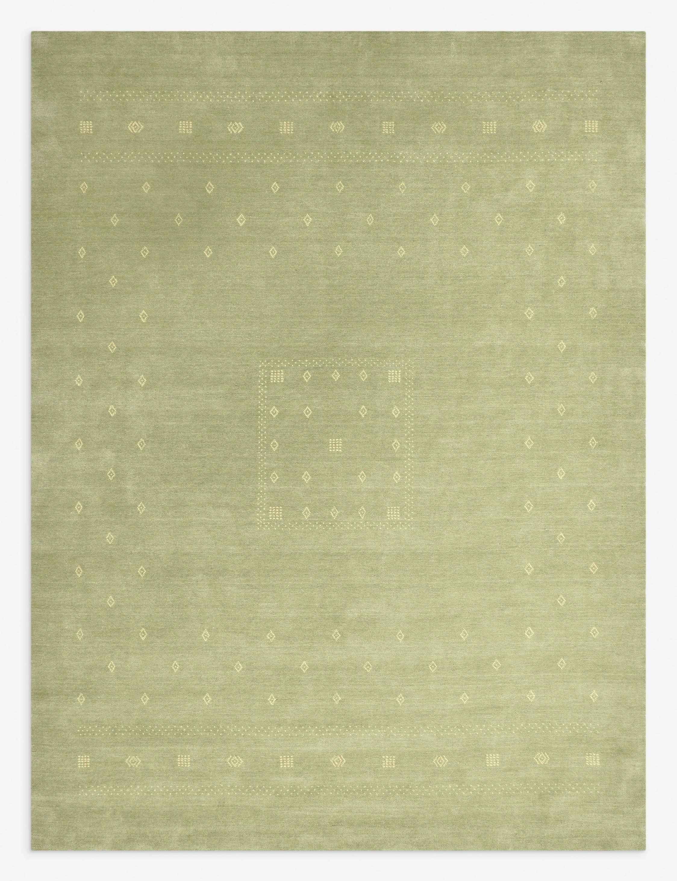 Cyrena Wool Rug | Hand-Loomed, Geometric Design