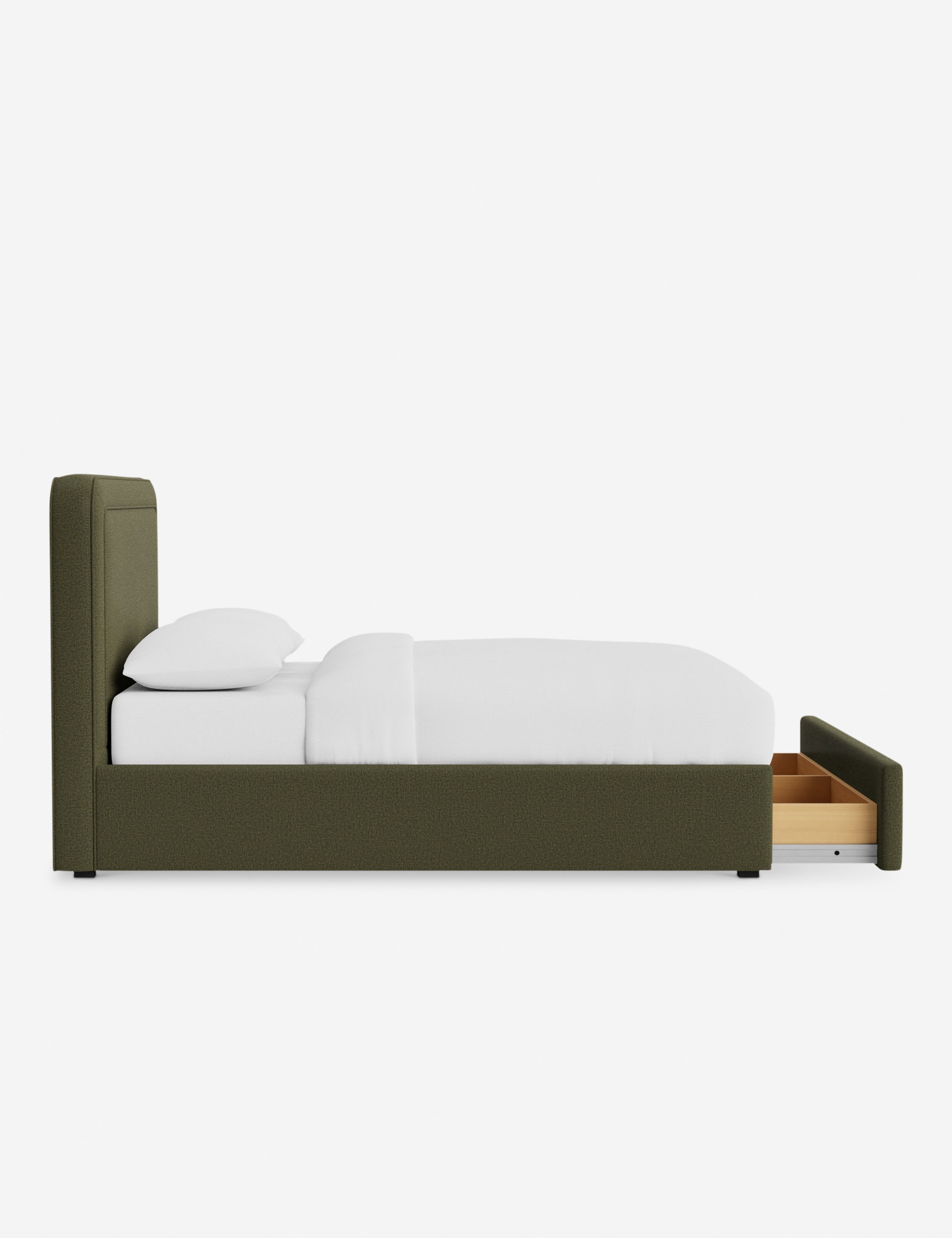 Sierra Storage Bed | Upholstered Frame, Built-In Storage