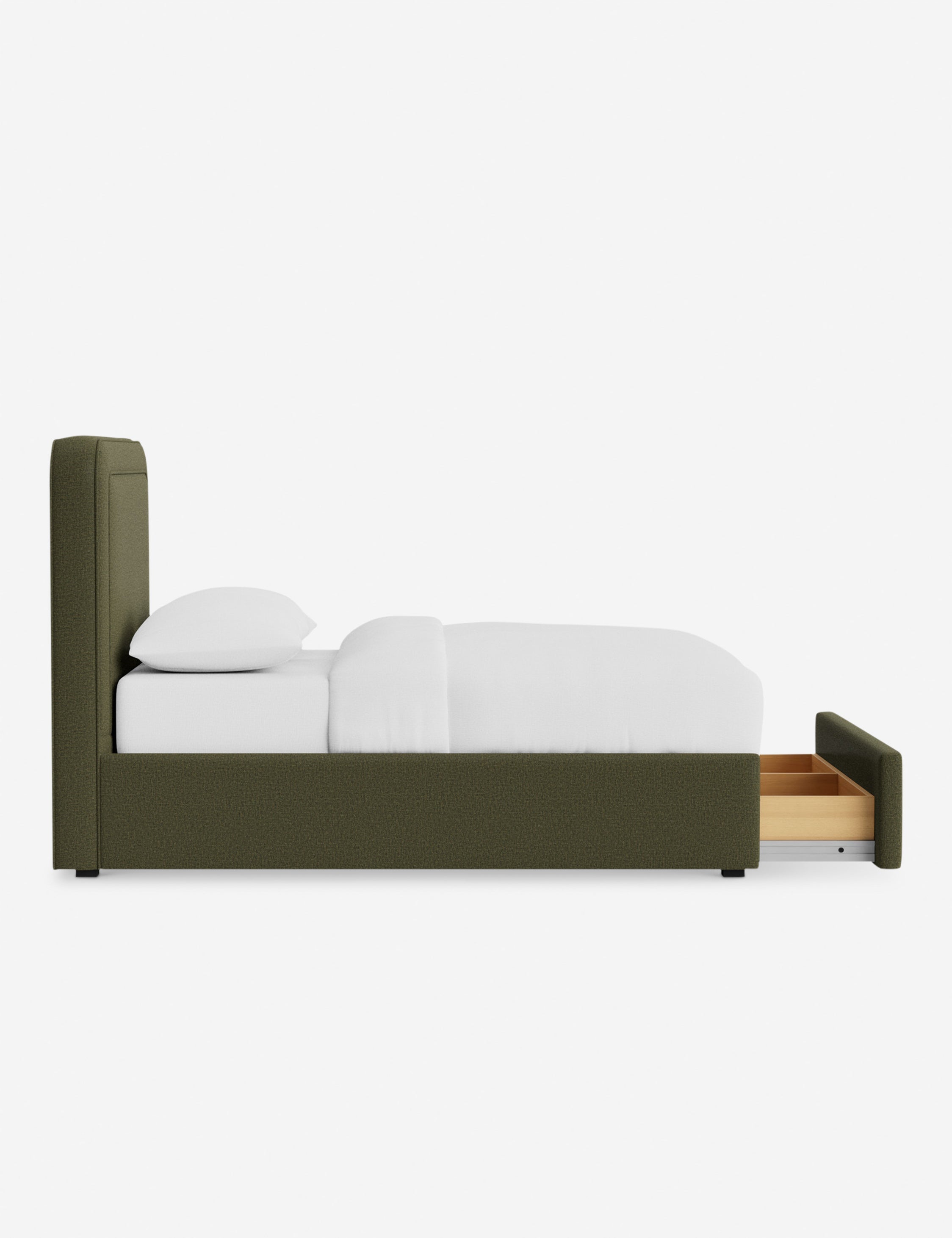 Sierra Storage Bed | Upholstered Frame, Built-In Storage