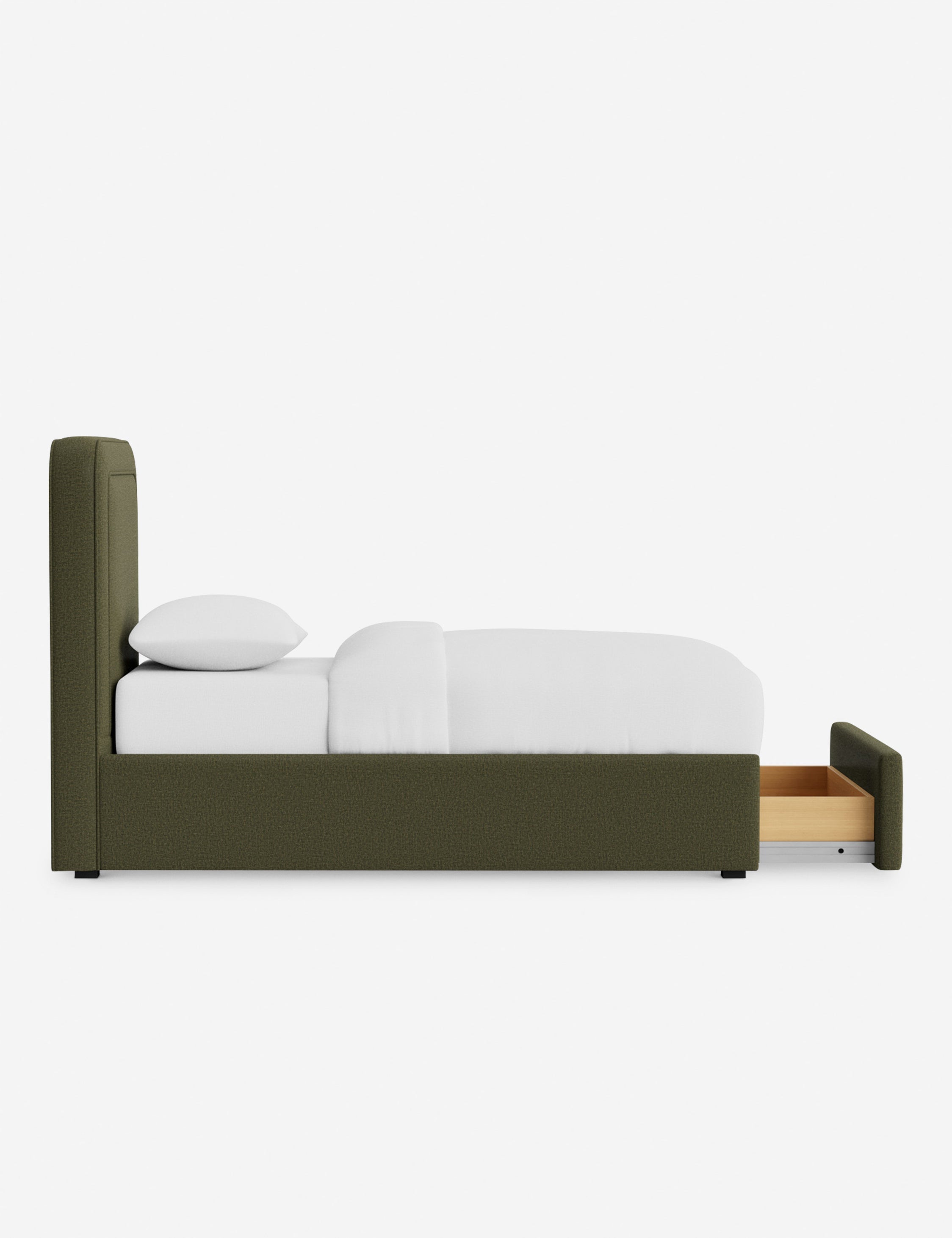 Sierra Storage Bed | Upholstered Frame, Built-In Storage