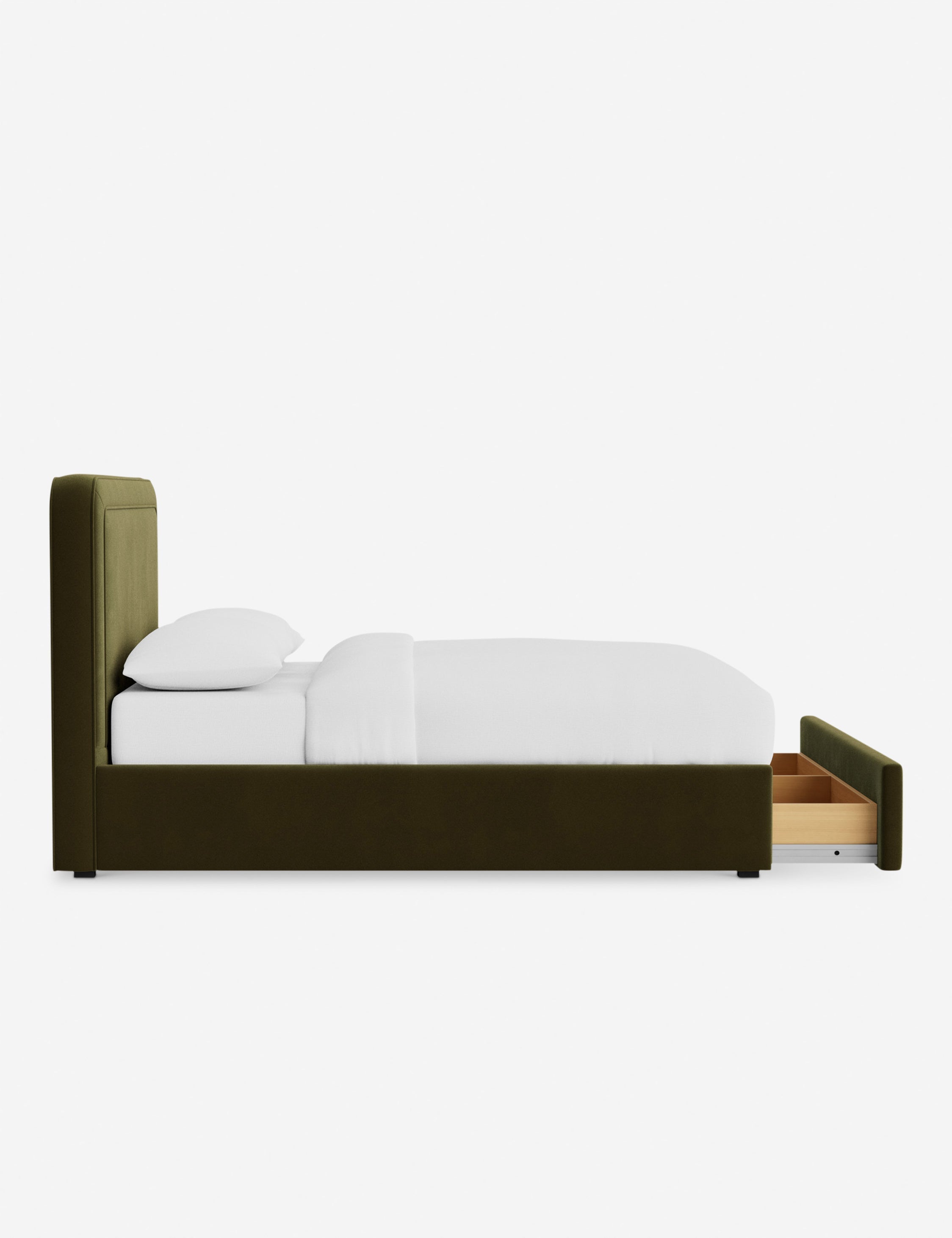 Sierra Storage Bed | Upholstered Frame, Built-In Storage