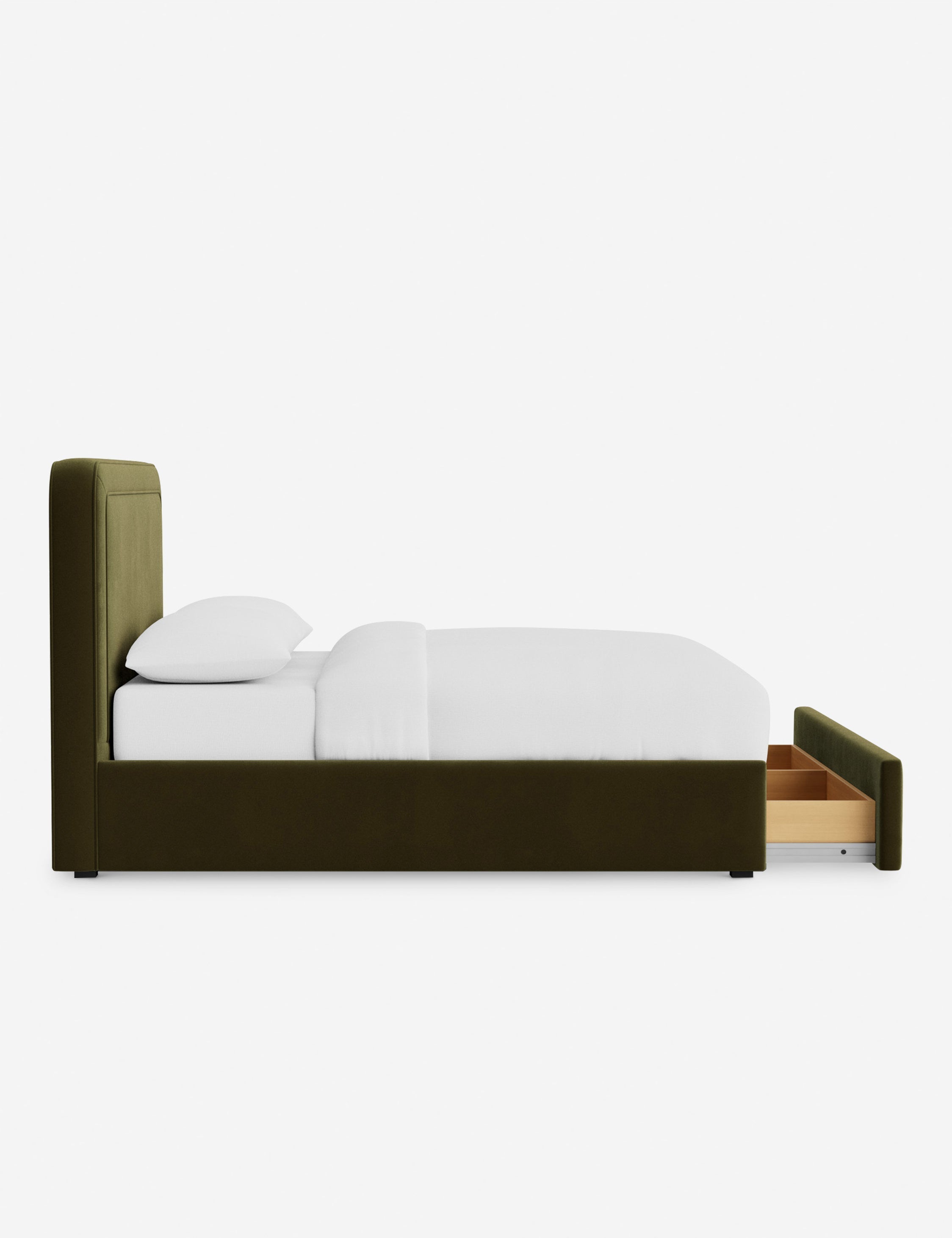 Sierra Storage Bed | Upholstered Frame, Built-In Storage