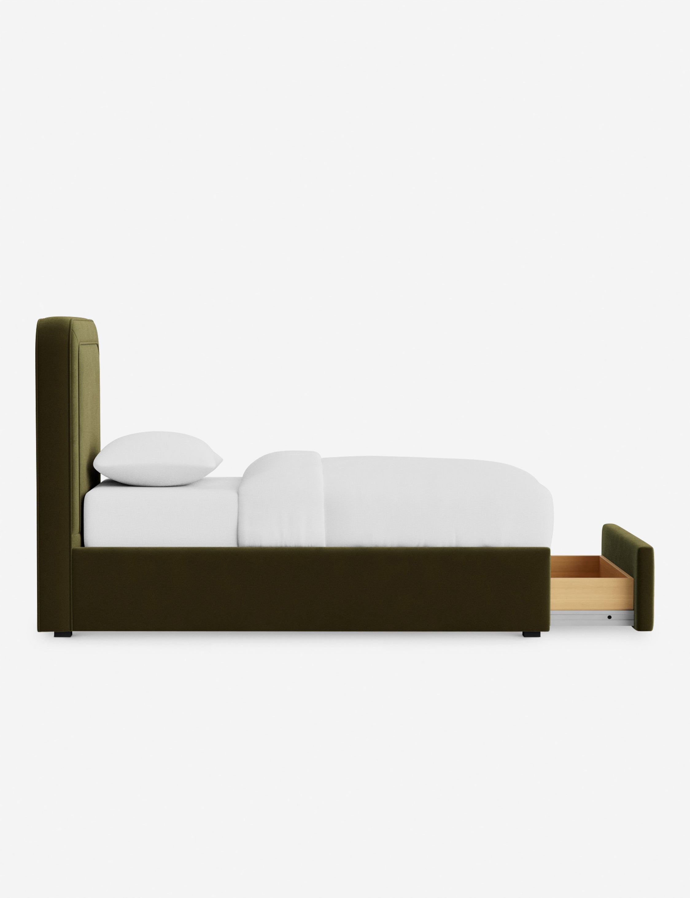 Sierra Storage Bed | Upholstered Frame, Built-In Storage