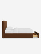 Sierra Storage Bed | Upholstered Frame, Built-In Storage