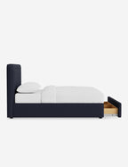 Sierra Storage Bed | Upholstered Frame, Built-In Storage