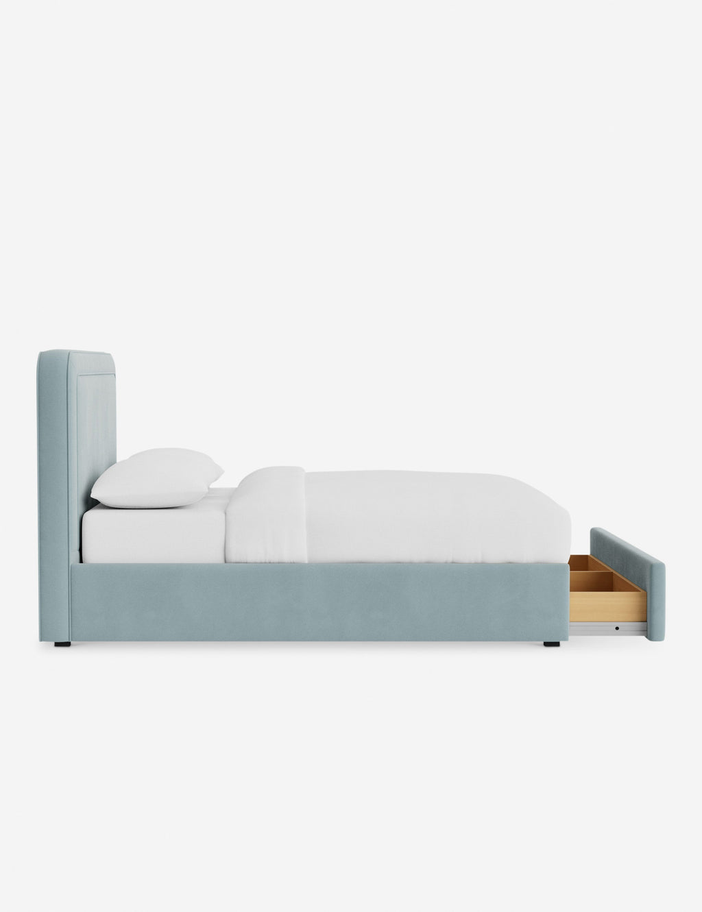 Sierra Storage Bed | Upholstered Frame, Built-In Storage