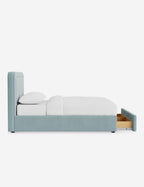 Sierra Storage Bed | Upholstered Frame, Built-In Storage