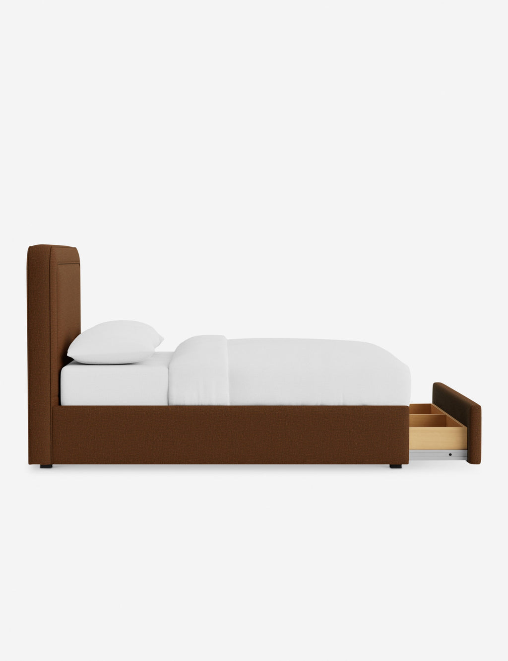 Sierra Storage Bed | Upholstered Frame, Built-In Storage
