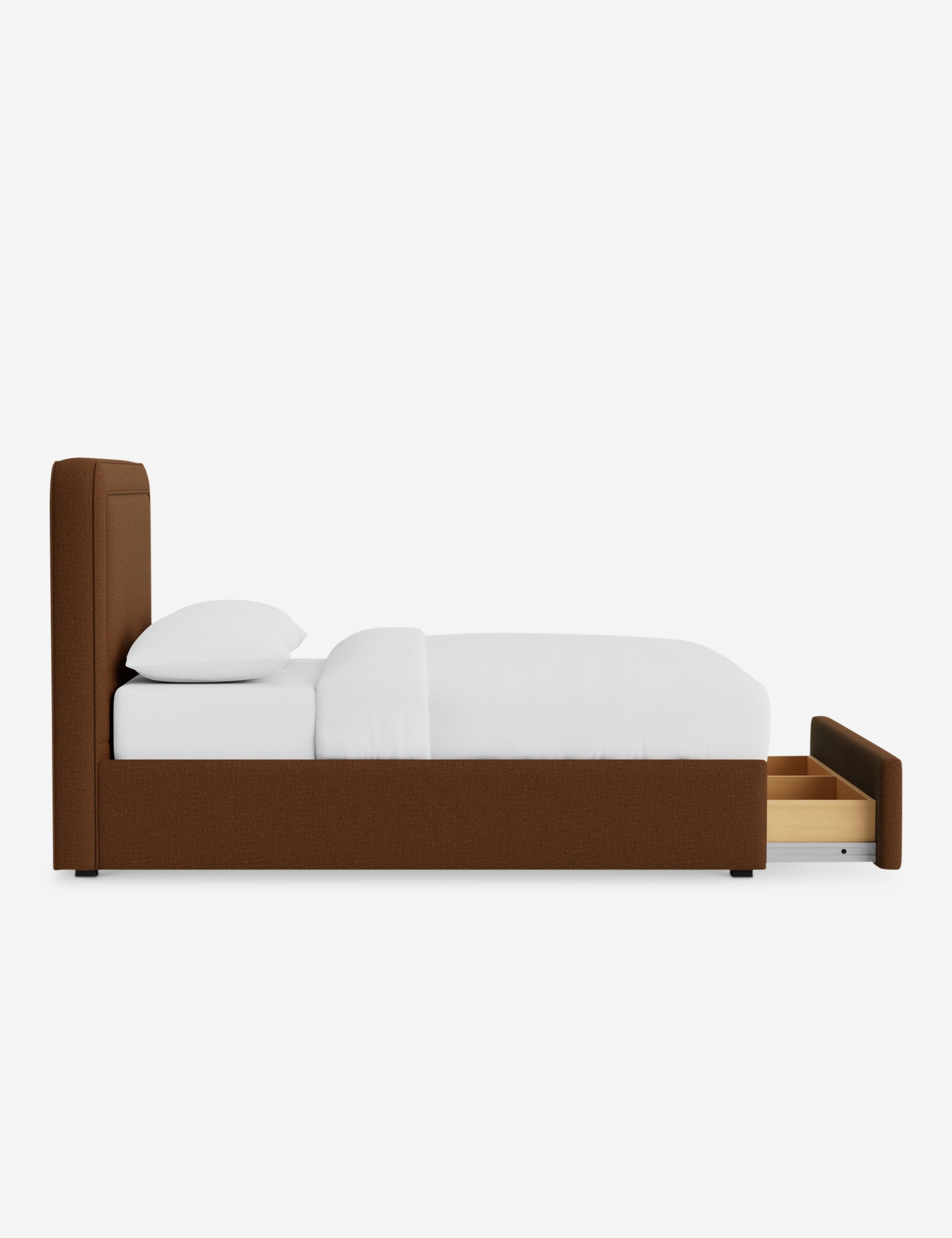 Sierra Storage Bed | Upholstered Frame, Built-In Storage