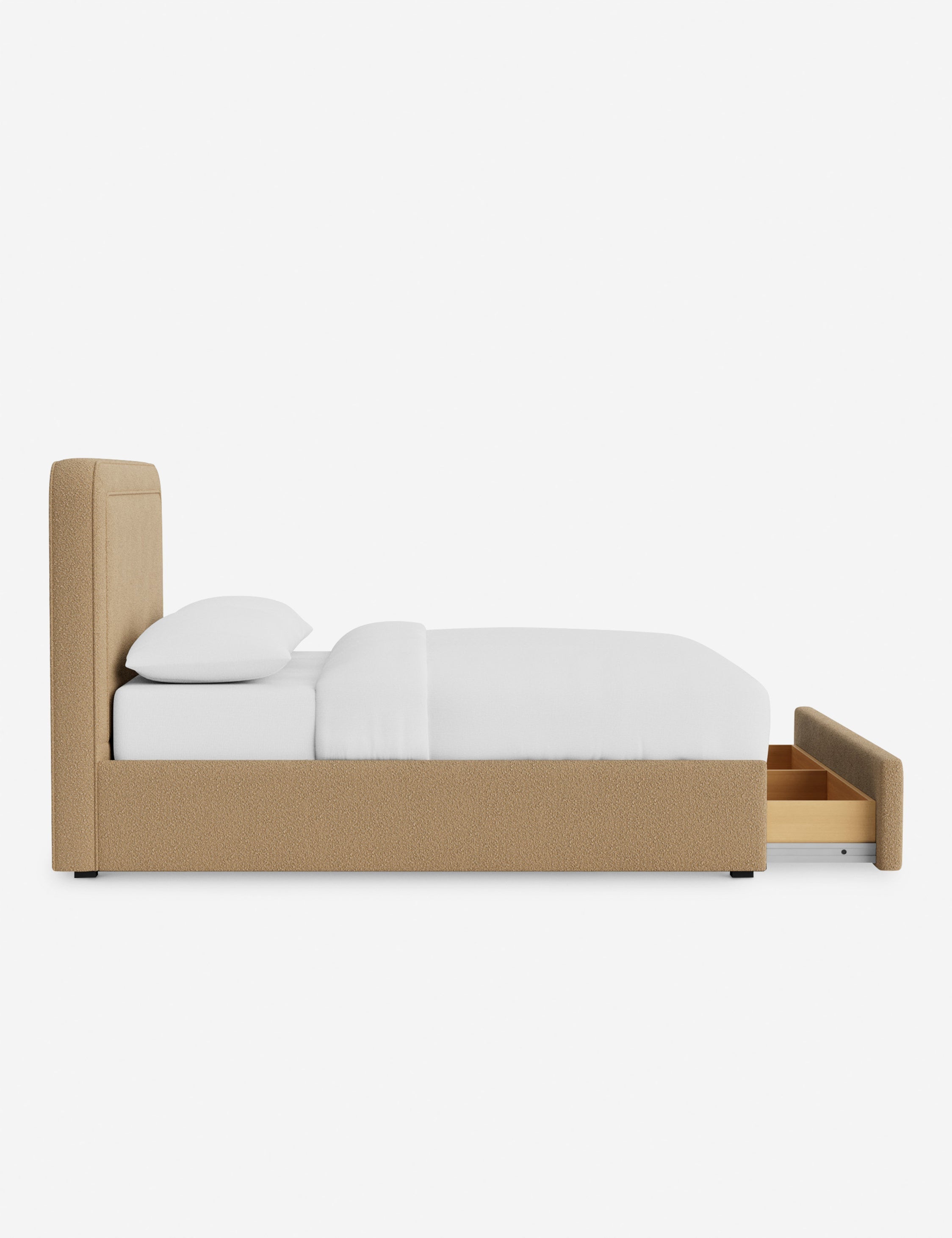 Sierra Storage Bed | Upholstered Frame, Built-In Storage