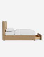 Sierra Storage Bed | Upholstered Frame, Built-In Storage