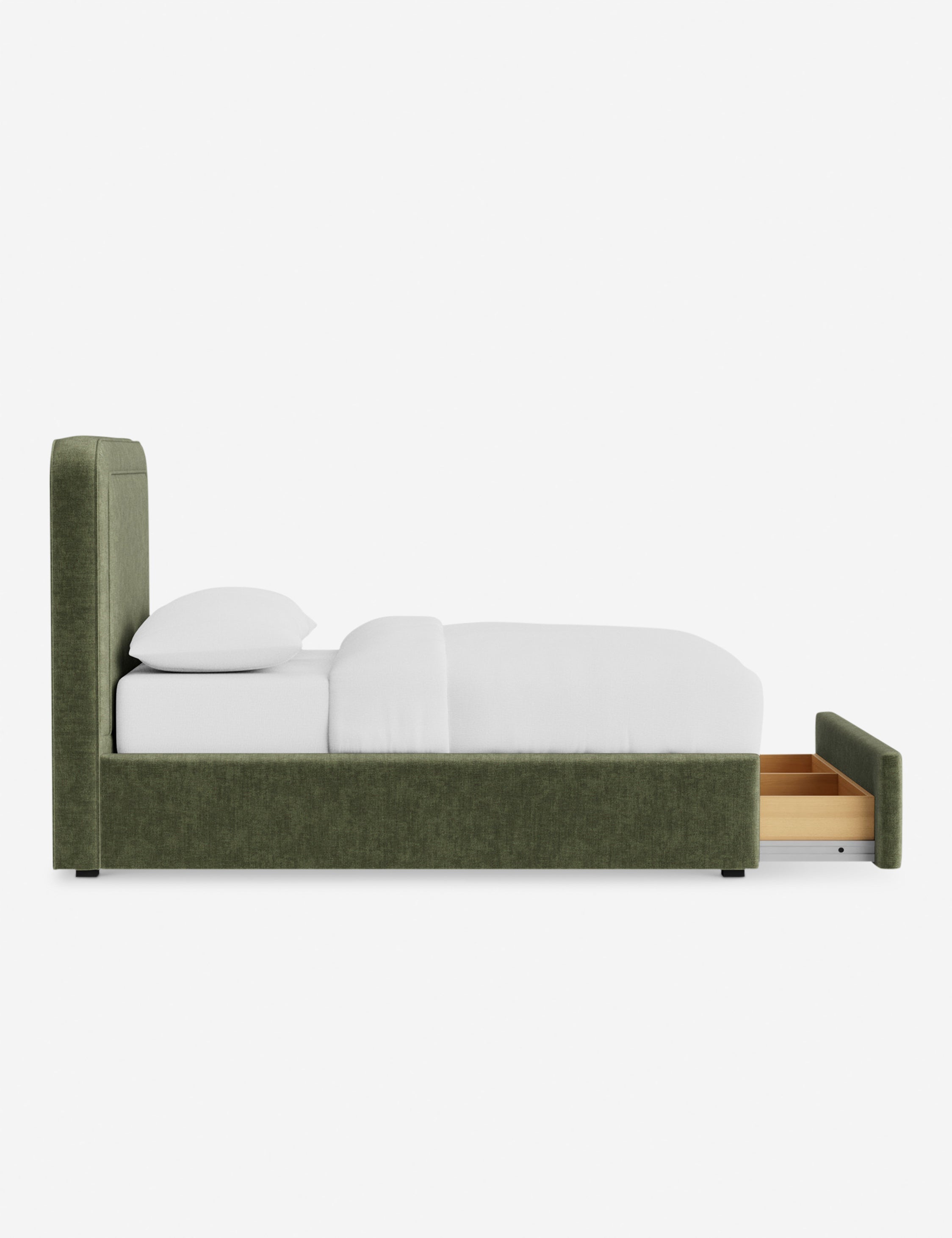 Sierra Storage Bed | Upholstered Frame, Built-In Storage