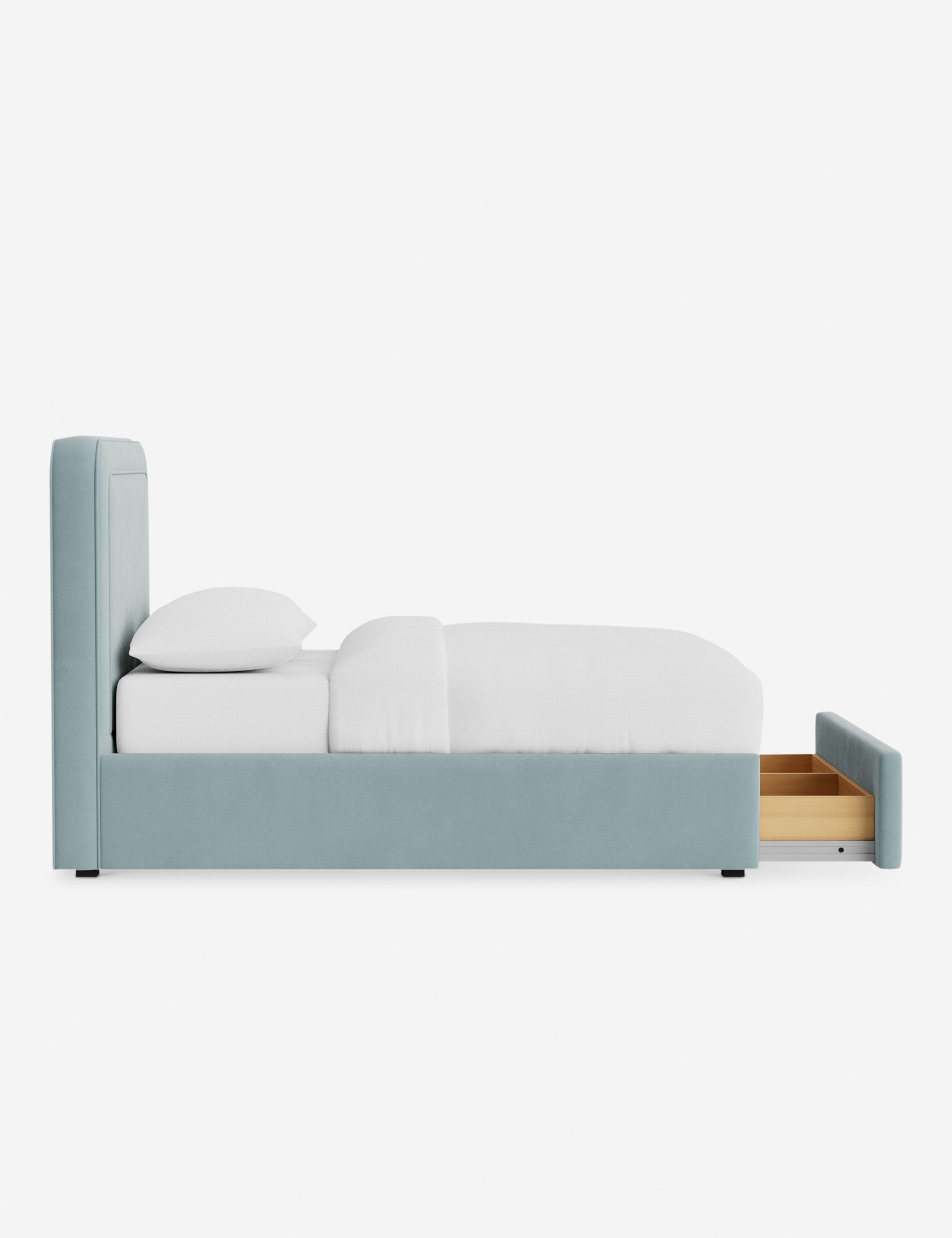 Sierra Storage Bed | Upholstered Frame, Built-In Storage