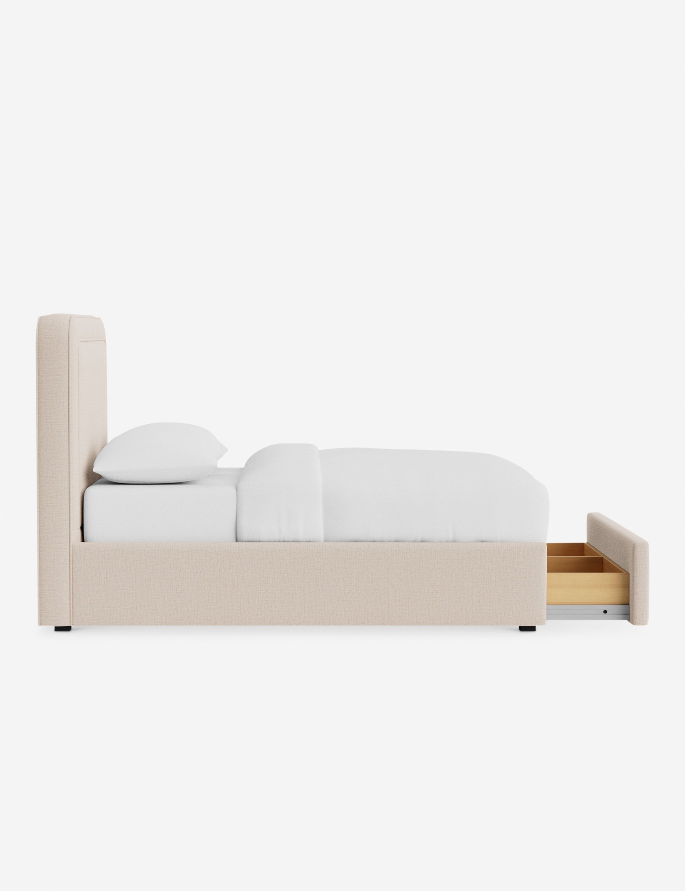 Sierra Storage Bed | Upholstered Frame, Built-In Storage