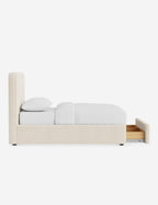 Sierra Storage Bed | Upholstered Frame, Built-In Storage