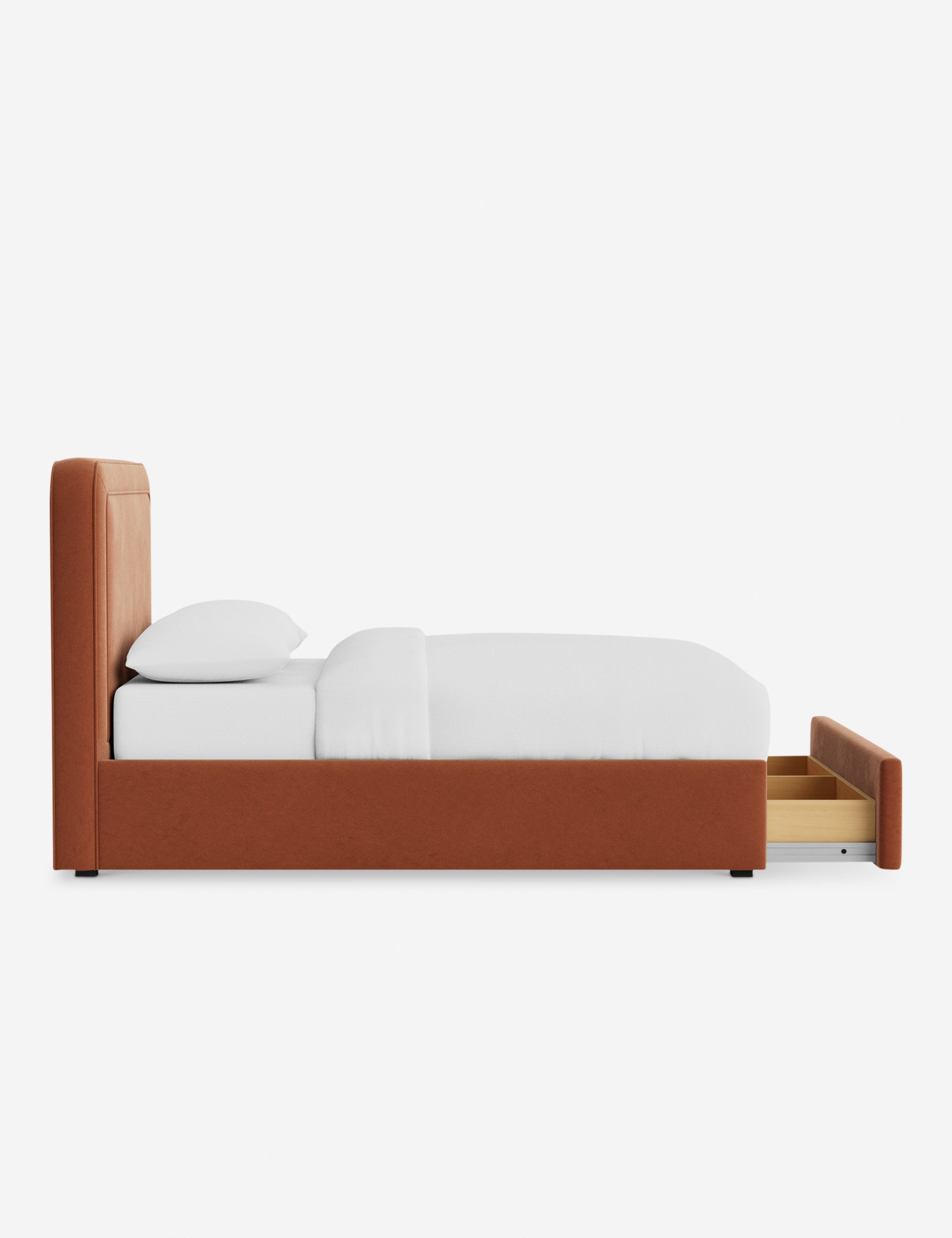Sierra Storage Bed | Upholstered Frame, Built-In Storage