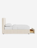 Sierra Storage Bed | Upholstered Frame, Built-In Storage