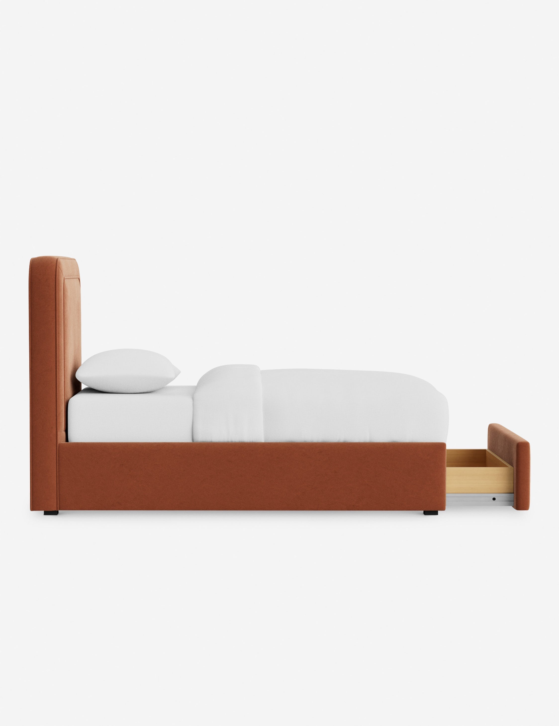 Sierra Storage Bed | Upholstered Frame, Built-In Storage