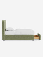 Sierra Storage Bed | Upholstered Frame, Built-In Storage
