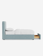 Sierra Storage Bed | Upholstered Frame, Built-In Storage