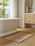 Nero Organic Cotton Bath Mat | Plush, Machine-Washable
