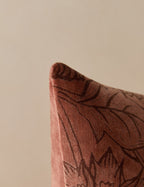 Sierra Velvet Pillow | Floral Print, Plush Texture
