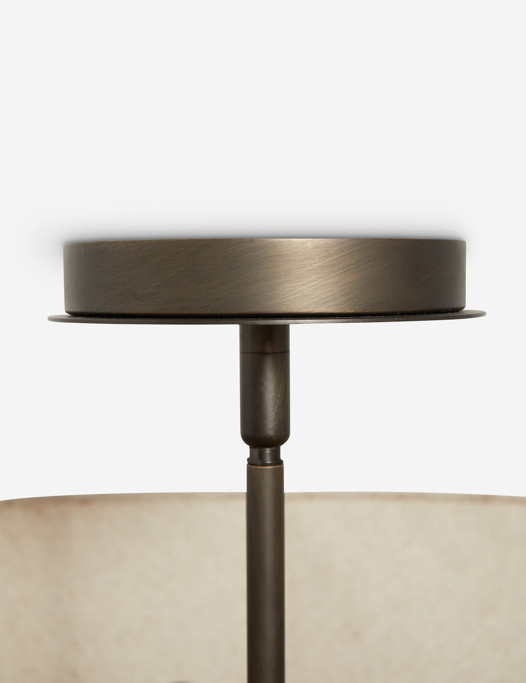 Sello Flush Mount Light | Linen-Wrapped Shade, Organic Elegance