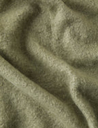 Sable Throw Blanket | Faux Mohair, Soft Tassels