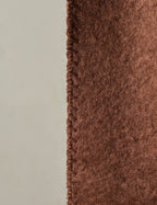 Sable Throw Blanket | Faux Mohair, Soft Tassels