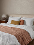 Kairo Duvet Cover | Textured Cotton, Waffle Gauze Design