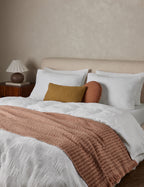 Kairo Duvet Cover | Textured Cotton, Waffle Gauze Design