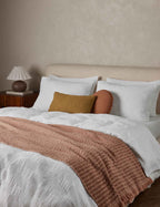 Kairo Duvet Cover | Textured Cotton, Waffle Gauze Design