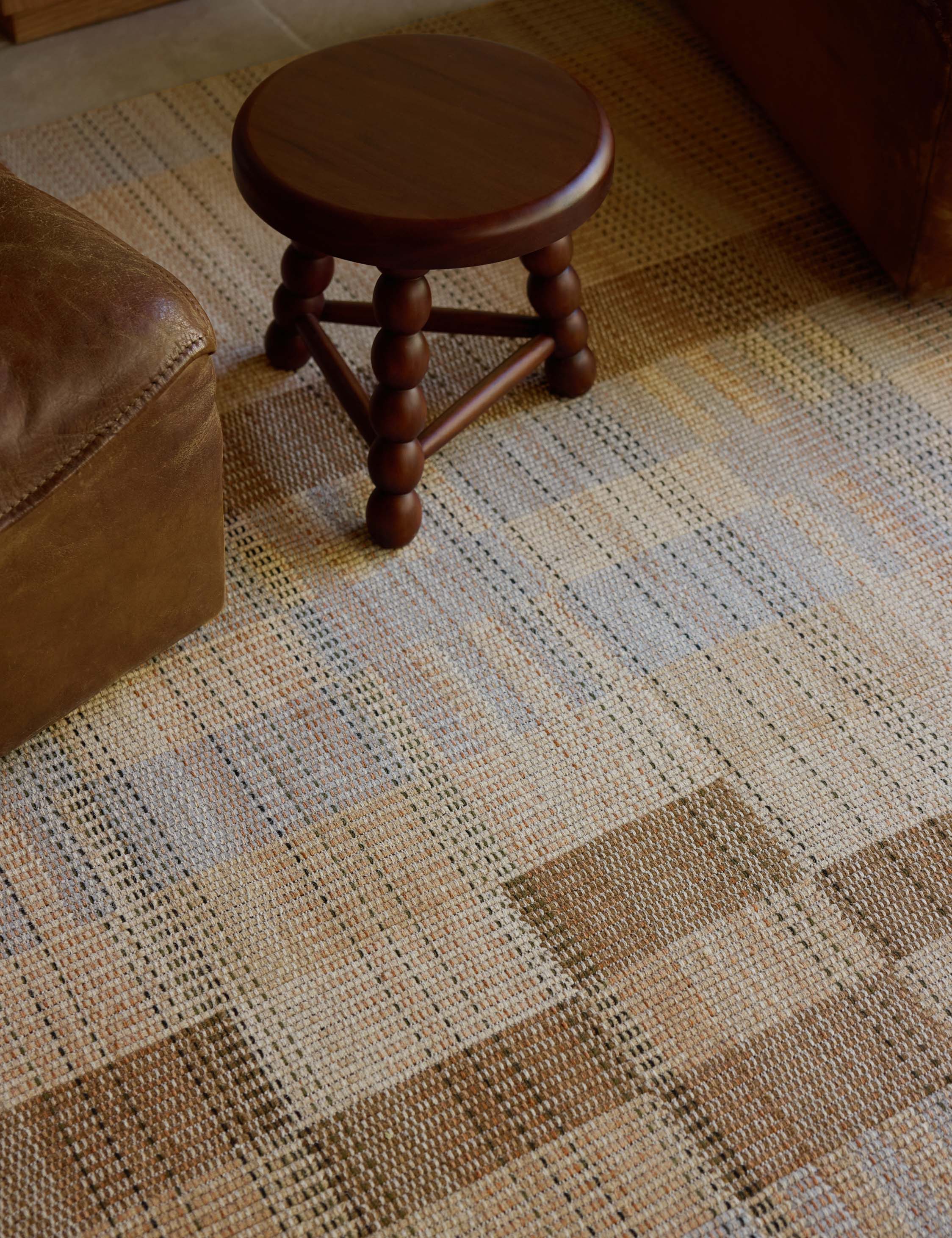 Sora Handwoven Rug | Wool-Blend, Geometric Motif