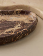 Sora Marble Tray Set | Organic Shape, Dramatic Veining