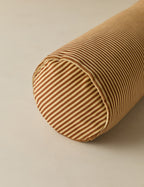 Bello Long Bolster Pillow | Striped Velvet Design
