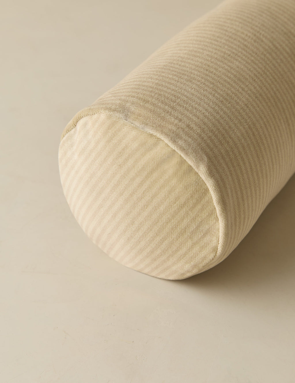 Bela Bolster Pillow | Striped Velvet Design, Oversized Accent