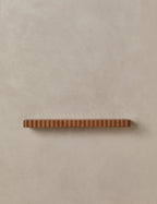 Soleil Shelf | Scalloped Detailing, Warm Wood Grain