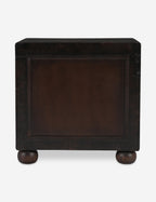 Briar Nightstand | Burl and Brass, Two Spacious Drawers