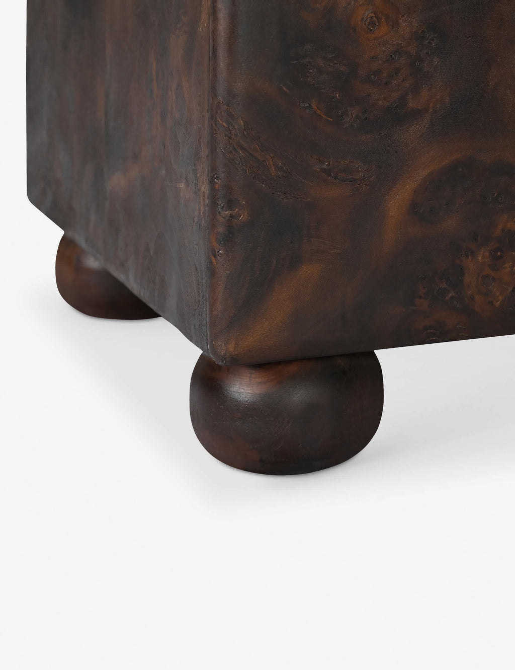 Bello Dresser | Burl & Brass Finish, Six Spacious Drawers