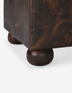 Bello Dresser | Burl & Brass Finish, Six Spacious Drawers