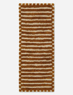 Vela Luxe Bath Mat | Organic Cotton, Striped Design