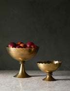 Vireo Compote Bowls | Scalloped Design, Set of 2