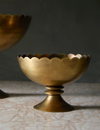 Vireo Compote Bowls | Scalloped Design, Set of 2
